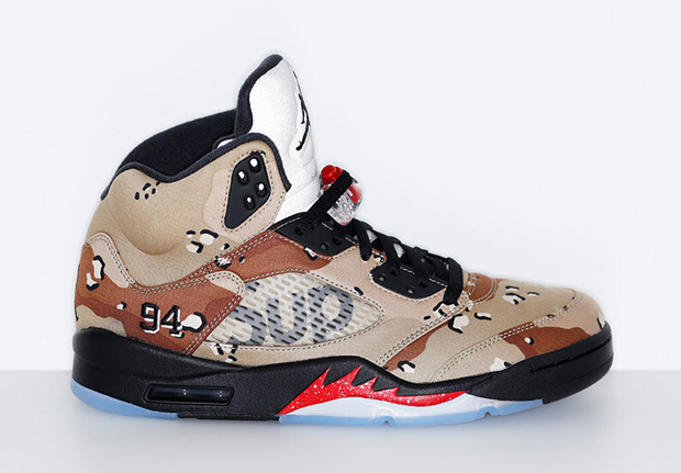 Supreme x Air Jordan 5 “Camo” To Release On NikeLab.com