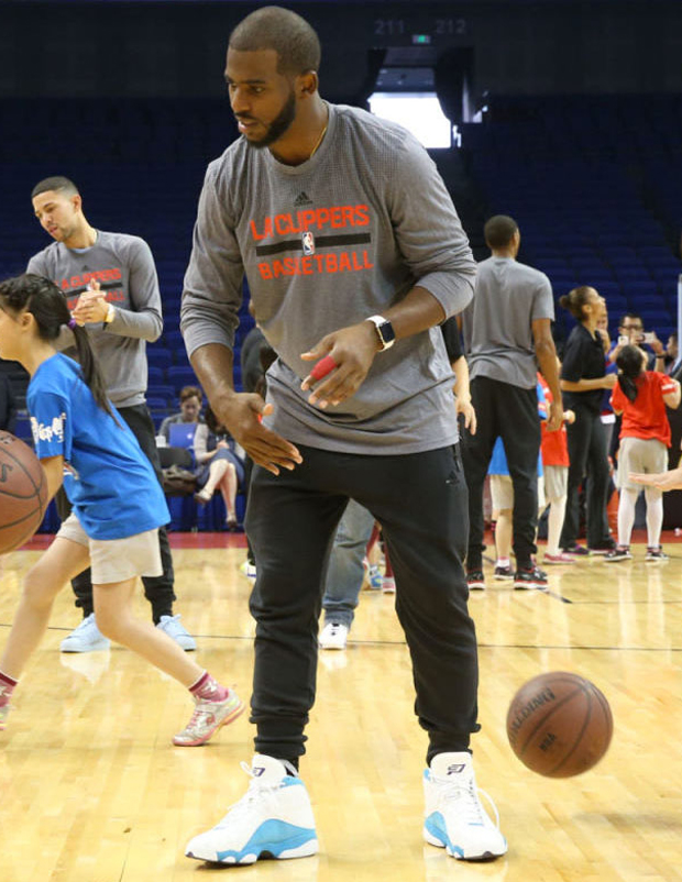Chris Paul Air Jordan 13 Hornets Home Pe Releasing 02