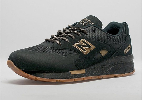 The New Balance 1600 Gets The Winning Combo of Black, Gold, and Gum
