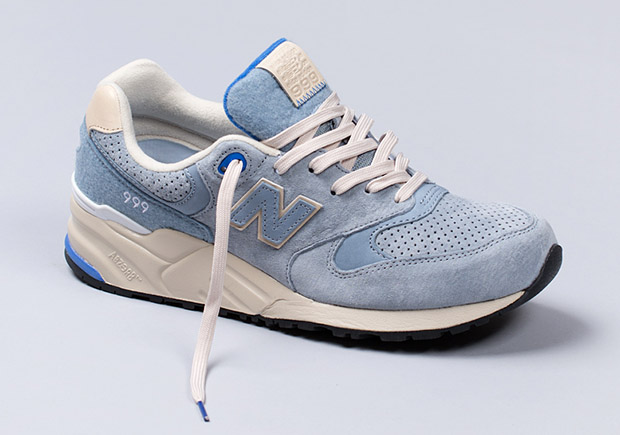 The New Balance 999 Impresses In Baby Blue and Cream