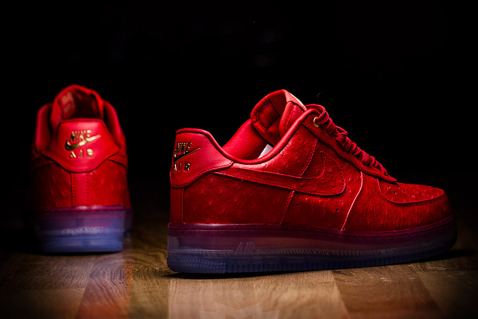 Nike Air Force 1 Low Red Ostrich 04