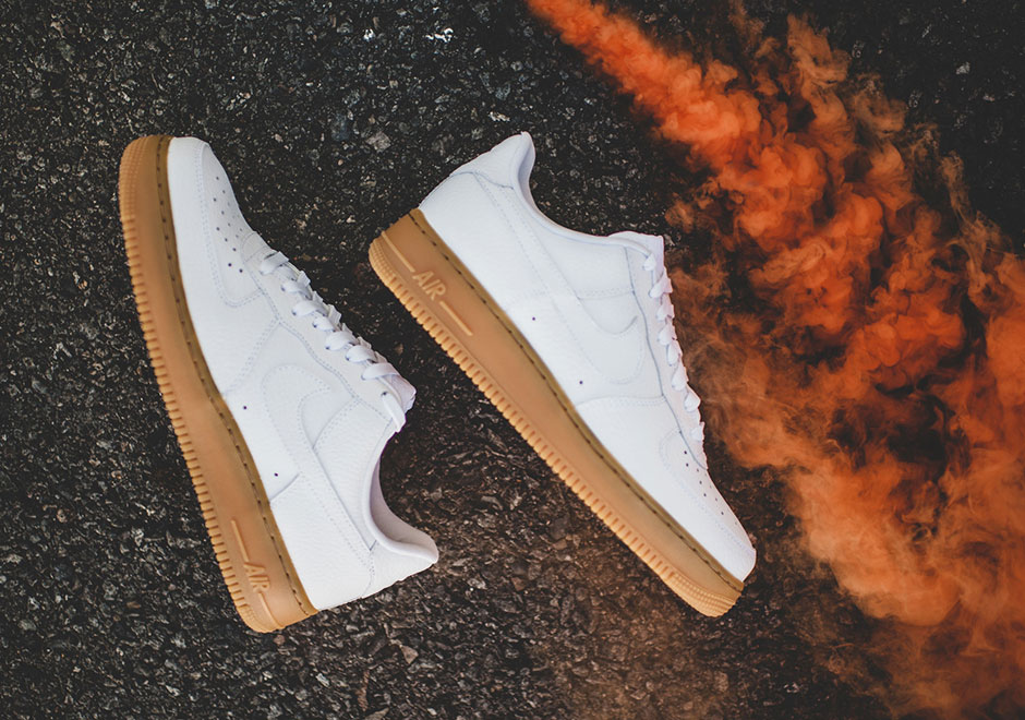 air force 1 gum sole white