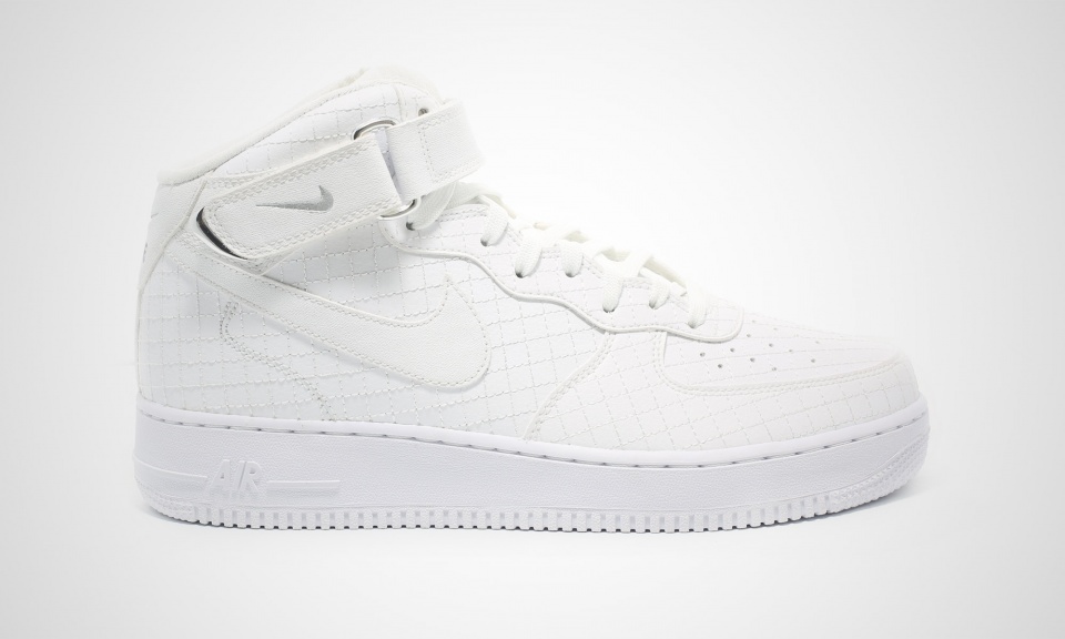 Nike Air Force 1 Nylon Black Square Pattern 04