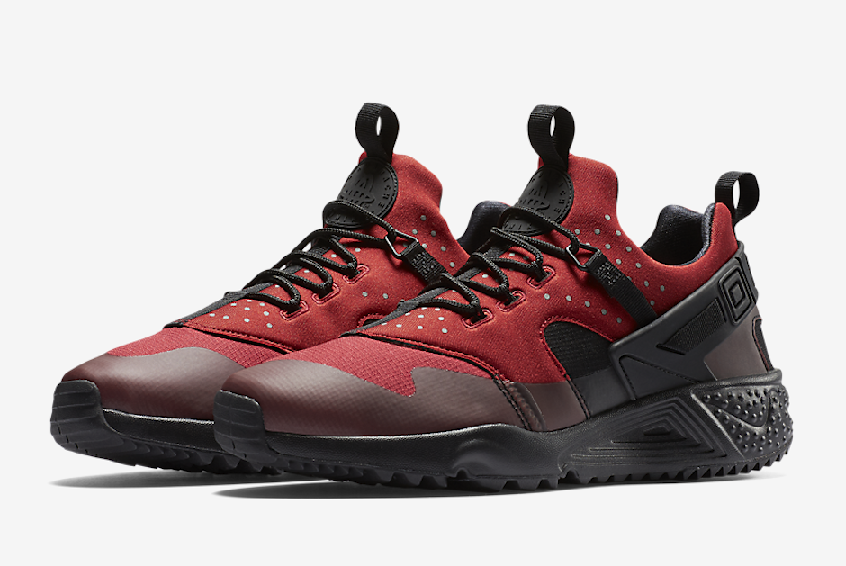 The Nike Air Huarache Utility Returns With New "Gym Red" Look