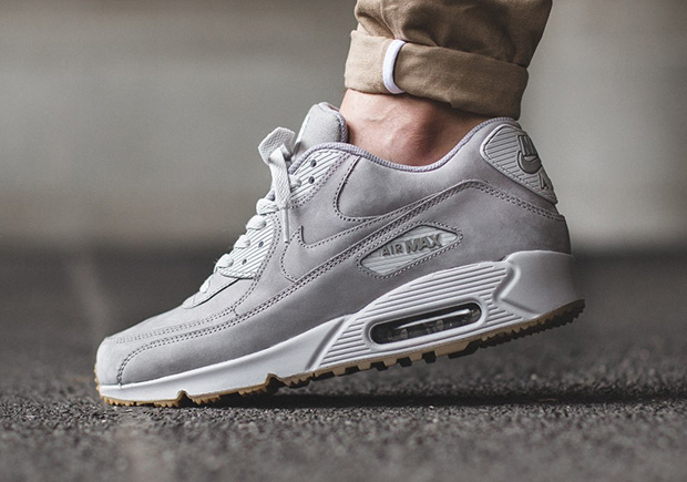 The Nike Air Max 90 Winter in Grey Suede