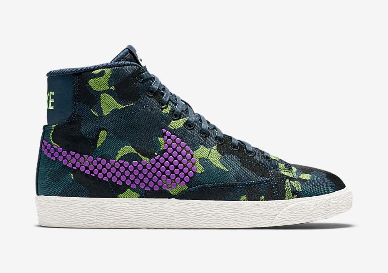 The Nike Blazer Gets The Seasonal Upgrade With Camo And Dot Textures