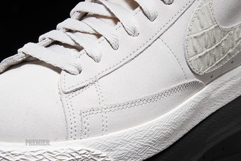 Nike Blazer Premium White Black Snakeskin Swoosh 07