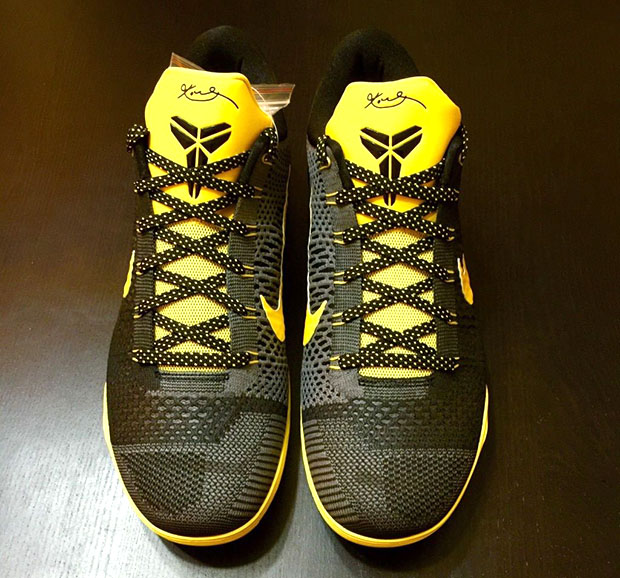 Nike Kobe 10 Elite Pe Black Grey Yellow 3