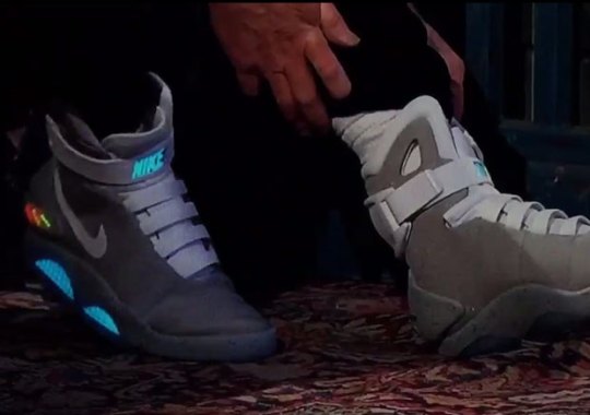 Michael J. Fox Wears The Nike Mag On Jimmy Kimmel Live And Shows The World Power-Lacing Technology