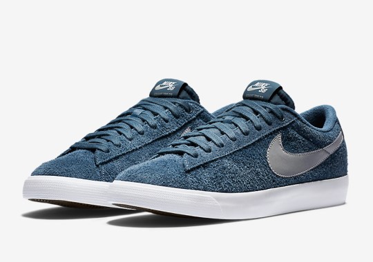 Suede And Leather Are The Perfect Combination On The Nike neon SB Blazer Low GT