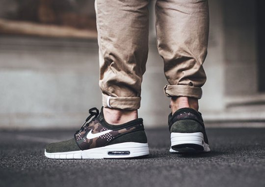 The Stefan Janoski Max Loses Its Mesh and Suits Up in Camo and Suede For Fall