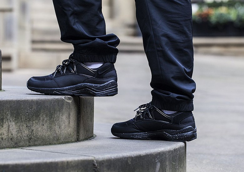 The Nike Air Huarache Light Goes All-Black…Almost