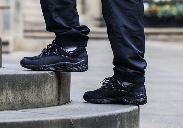 The Nike Air Huarache Light Goes All-Black...Almost - SneakerNews.com