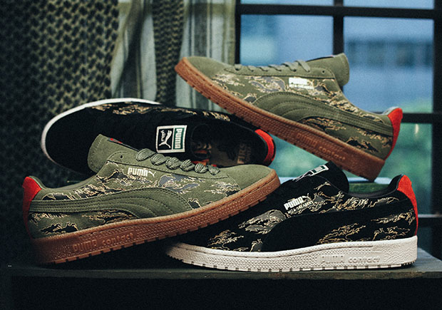 mita Sneakers and PUMA Team Up With SBTG for Camo Clydes