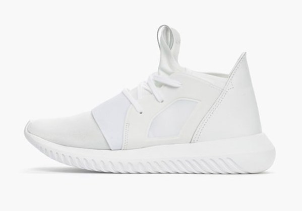 The adidas Tubular Defiant Goes All-White - SneakerNews.com