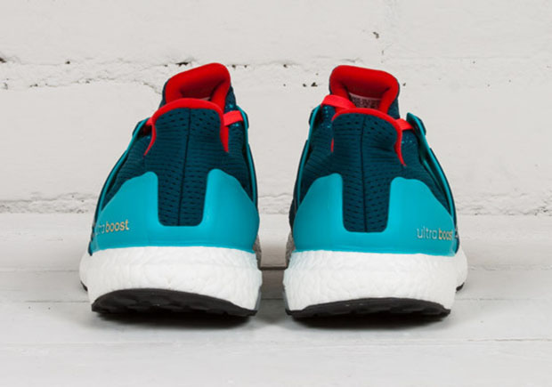 Adidas Ultra Boost Teal Red 4