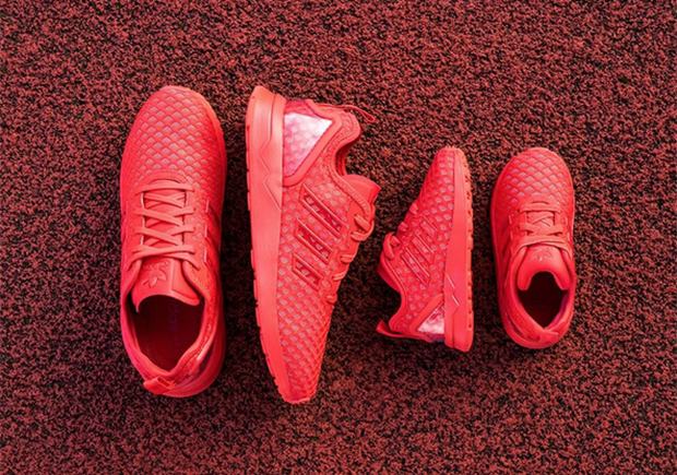 adidas Brings All-Red For Adults And Kids With The ZX Flux ADV