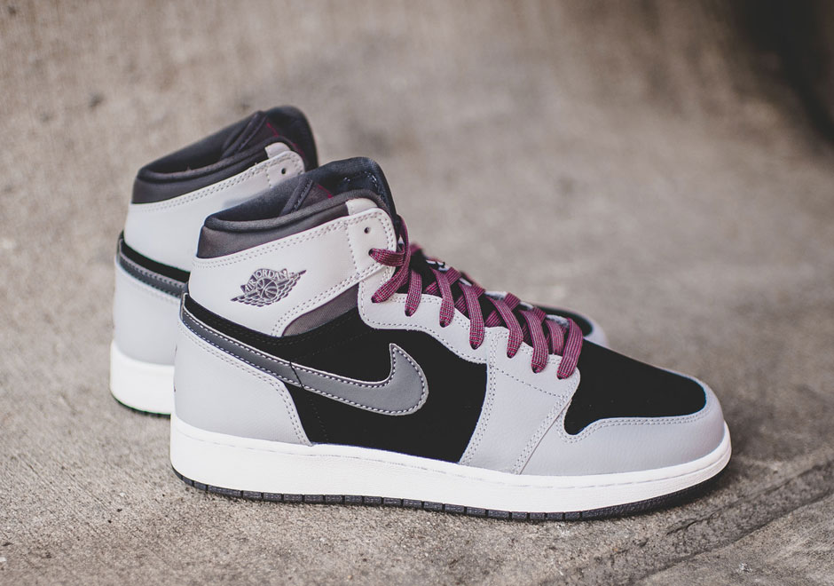 Air Jordan 1 Gg Wolf Grey Fuchsia 1