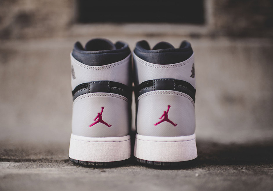 Air Jordan 1 Gg Wolf Grey Fuchsia 5