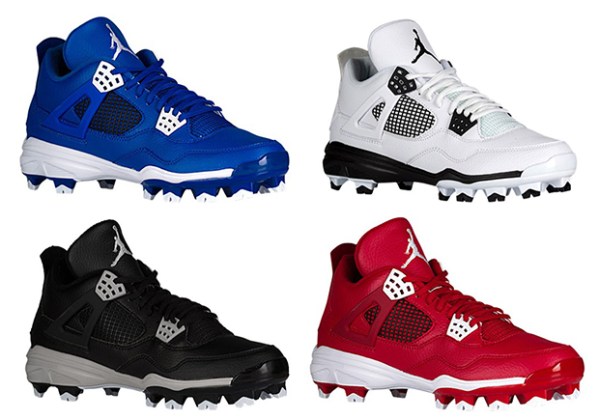 Four Air Jordan 4 Baseball Cleats Are Available Now - Sneakernews.com