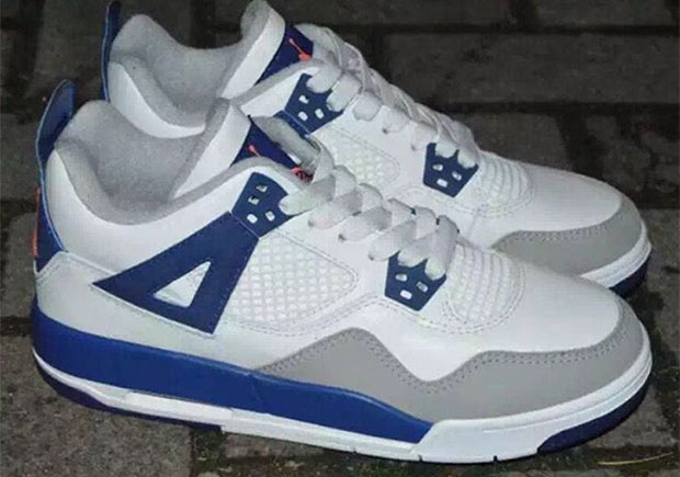 Air Jordan 4 Gs Knicks White 8