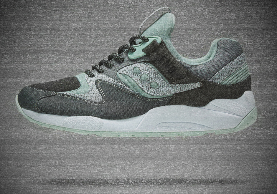 End Saucony Grid 9000 White Noise Release Date 02