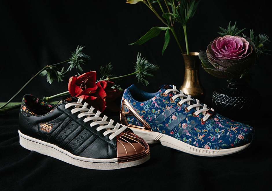 The Limited Edt x adidas Consortium Collab Combines Metallic Gold With Floral Prints