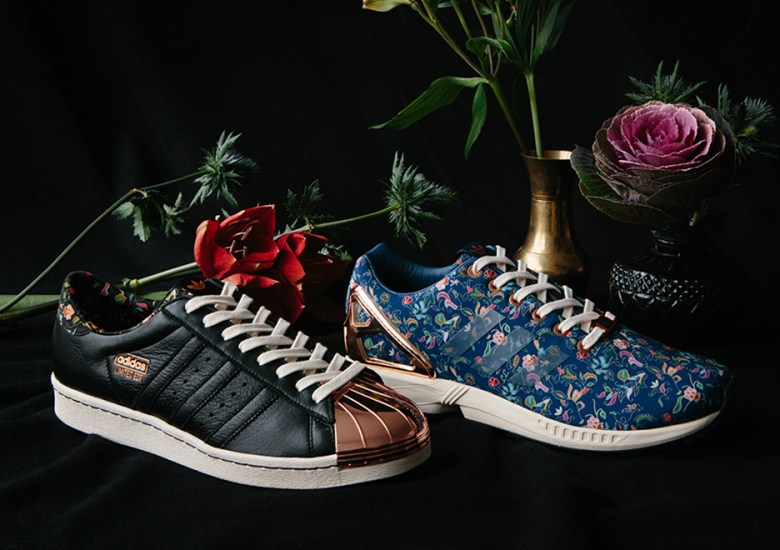 The Limited Edt x adidas Consortium Collab Combines Metallic Gold With Floral Prints