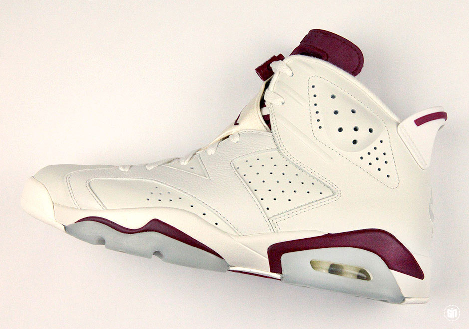 Air Jordan 6 Maroon | SneakerNews.com