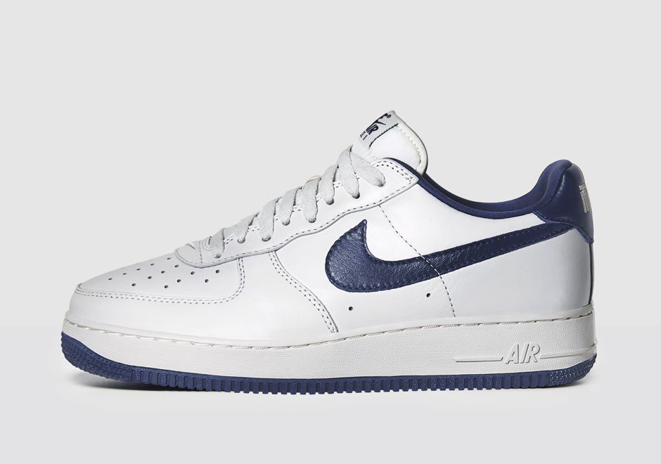 navy swoosh air force 1