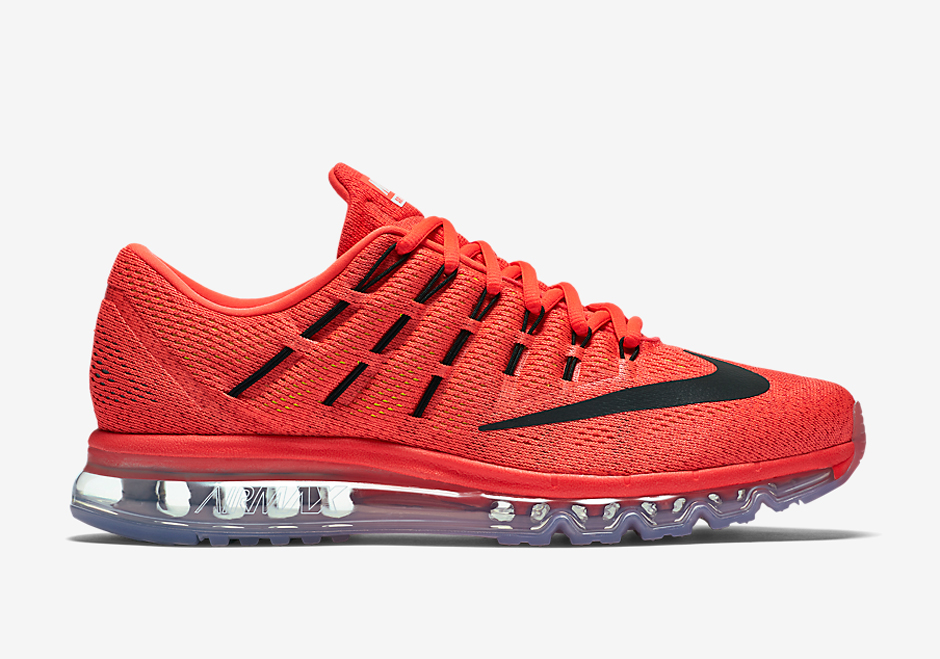 nike air max 2016 red and black
