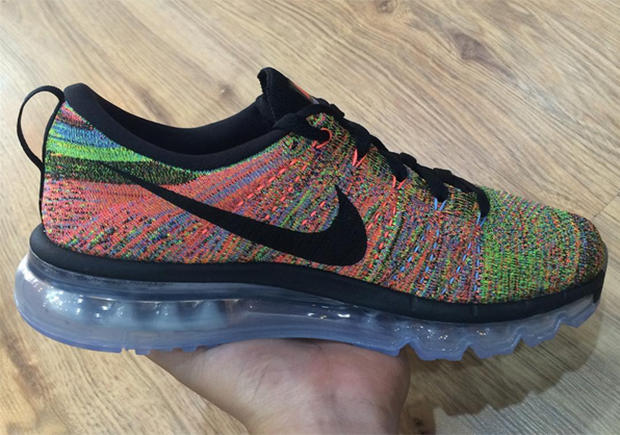 Nike Flyknit Air Max Multicolor New 3