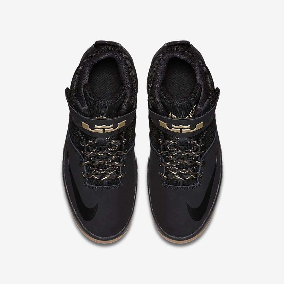 Nike Lebron Akronite Black Gold 4