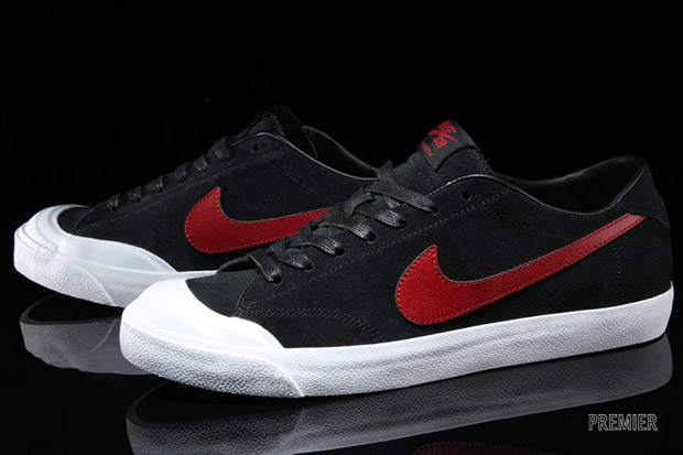 Nike SB Zoom All Court In Black and Red - SneakerNews.com