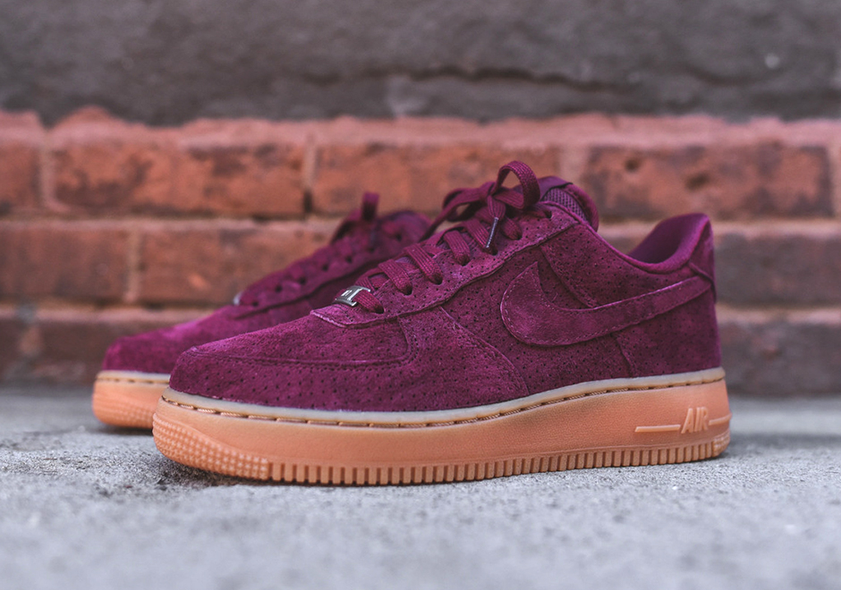 Three Great Perforated Suede Options Of The Nike Air Force 1 For Women ...