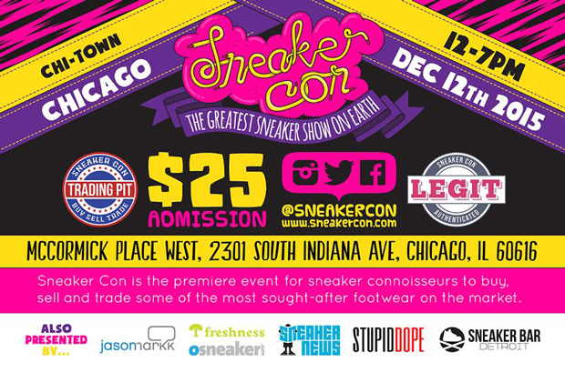 Sneaker Con Chicago Event Reminder November 21st Flyer 3