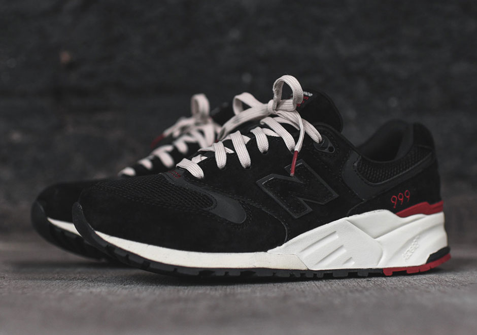 New Balance 999 Elite Edition In Black And Red - SneakerNews.com