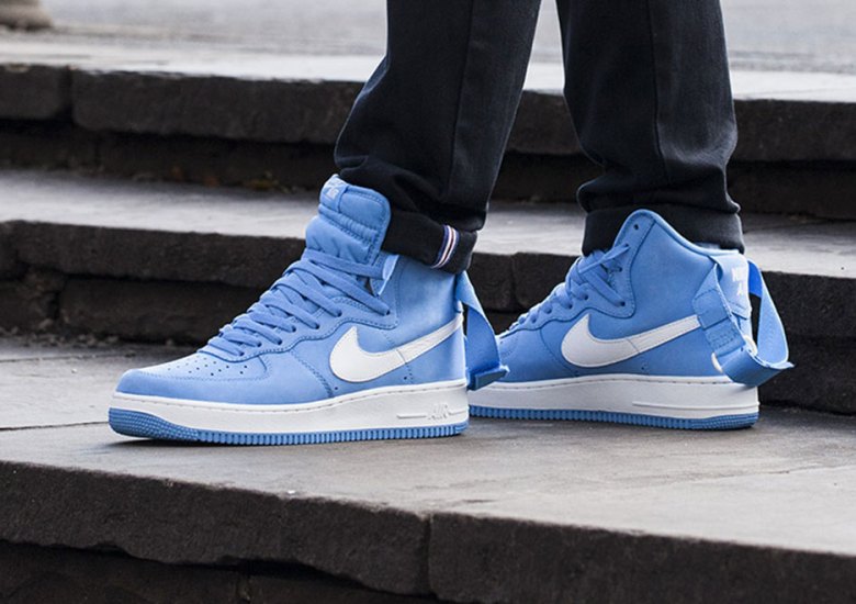 Nike Air Force 1 High QS “University Blue” Releases This Weekend