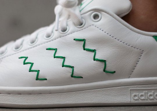 Classic adidas Stan Smiths With A Twist On The Three Stripes