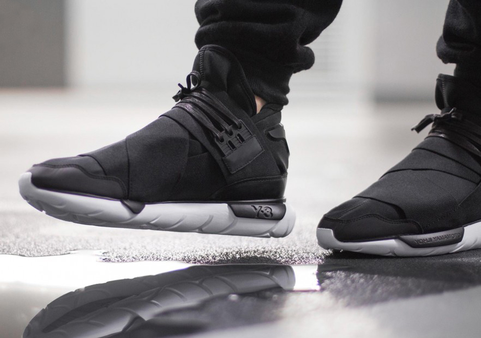 More December Heat: The adidas Y-3 Qasa High In Black/White ...