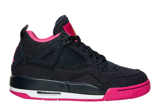 Air Jordan 4 Gs Denim Pink Release Date 02