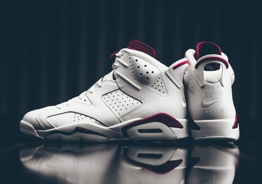 Nike Air On The Air Jordan 6 “Maroon” Makes For The Perfect Holiday Release