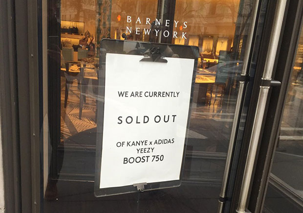 Did Barneys New York In Chicago Sell The Yeezy Boost 750 Early?
