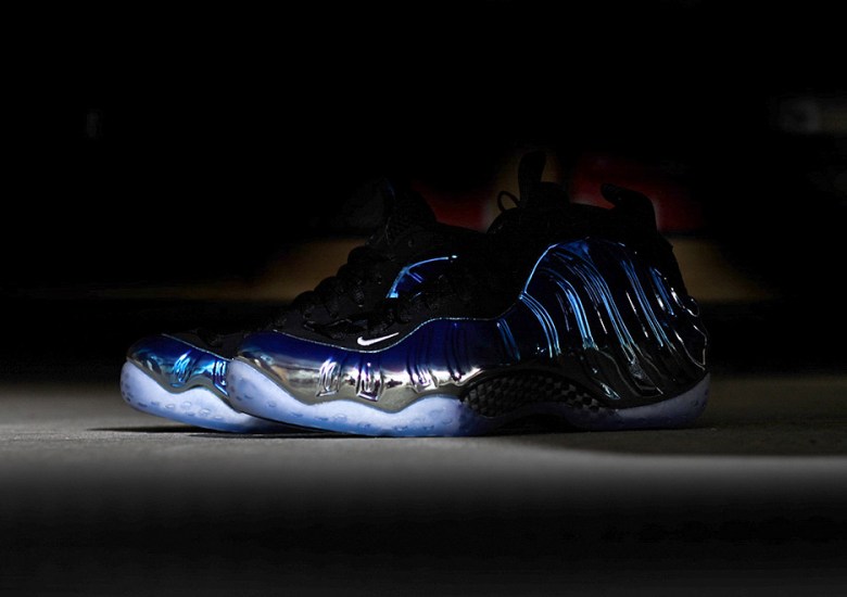 The Nike Air Foamposite One “Blue Mirror” Releases Tomorrow