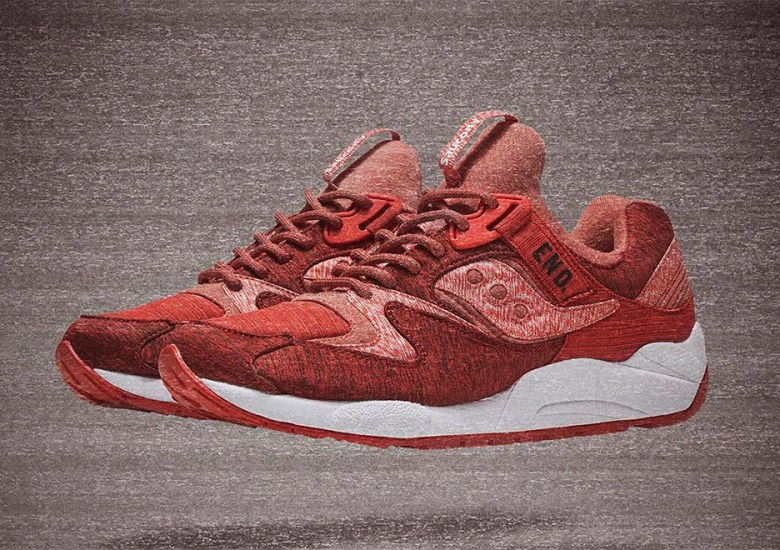END And Saucony Team Up For “Red Noise”