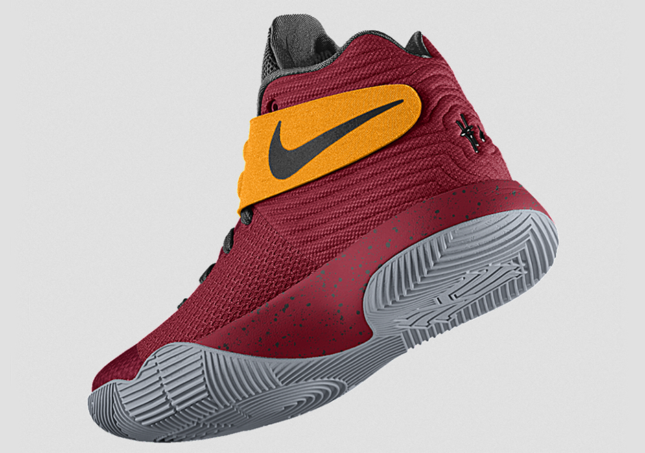 kyrie irving shoes maroon