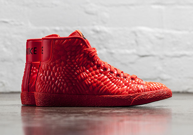 Nike Brings "Red Diamondback" To The Blazer Mid