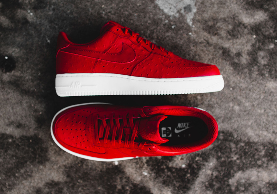 Nike Air Force 1 Low Ostrich Red 7