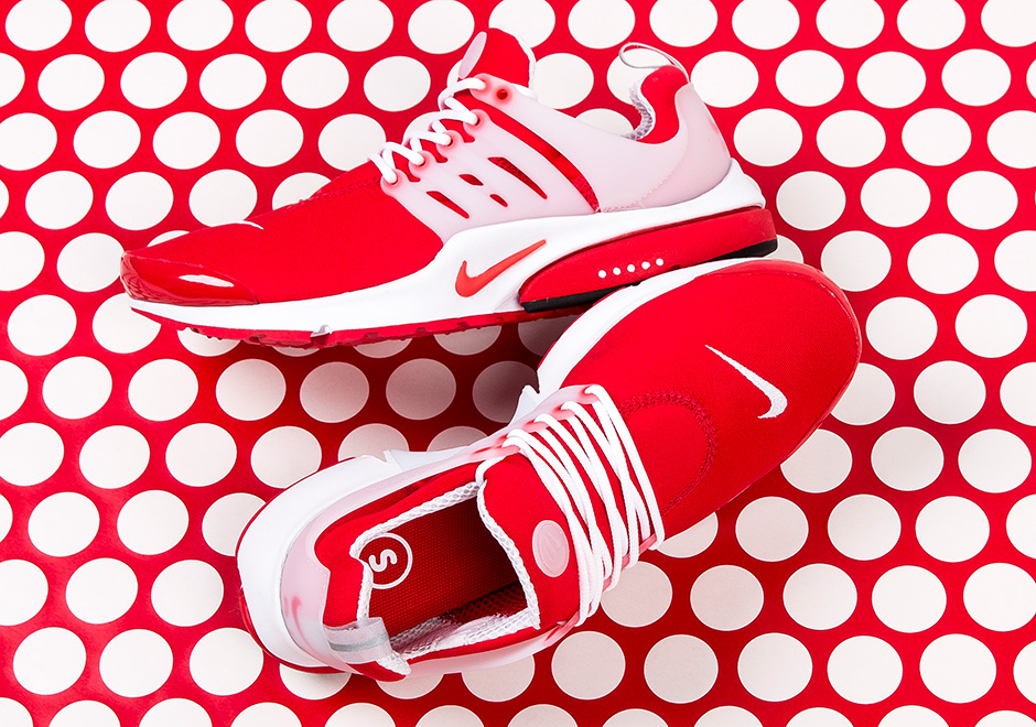 Nike Air Presto Red White 5