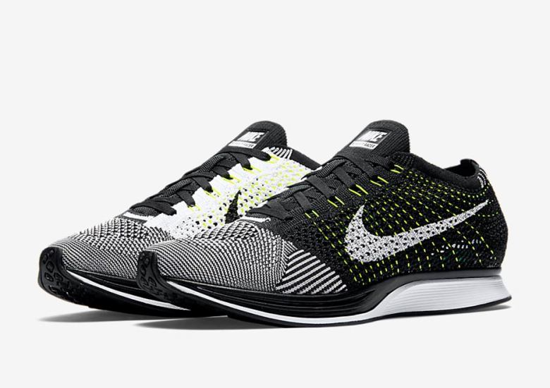 The Nike Flyknit Racer In Black, White, And Volt Has A Release Date ...